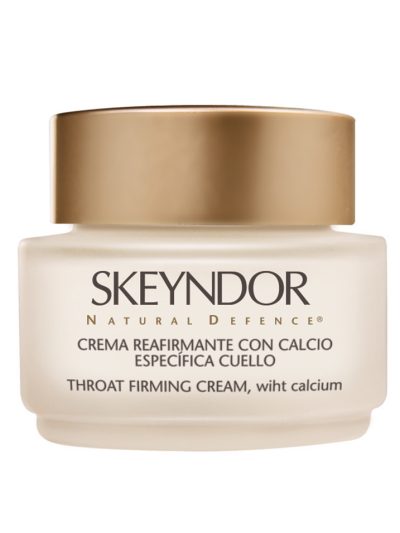 Throat firming cream with calcium